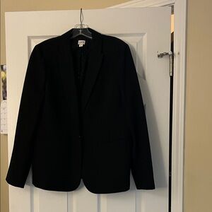 J. Crew Factory Black Women's Single-Button Blazer